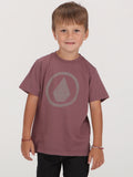 Volcom Little Boys Griffith Tee - Bordeaux Brown