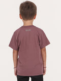 Volcom Little Boys Griffith Tee - Bordeaux Brown