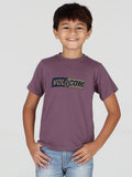 Little Boys Stone Split Tee - Artic Dust