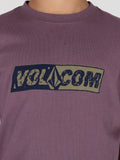 Little Boys Stone Split Tee - Artic Dust