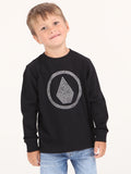 Little Boys Griffith Long Sleeve Top - Black