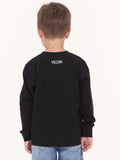 Volcom Little Boys Griffith Long Sleeve Tee Top - Black