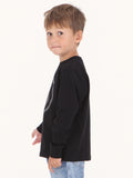 Volcom Little Boys Griffith Long Sleeve Tee Top - Black