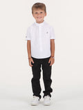 Volcom Little Boys Helig Short Sleeve  Shirt - White