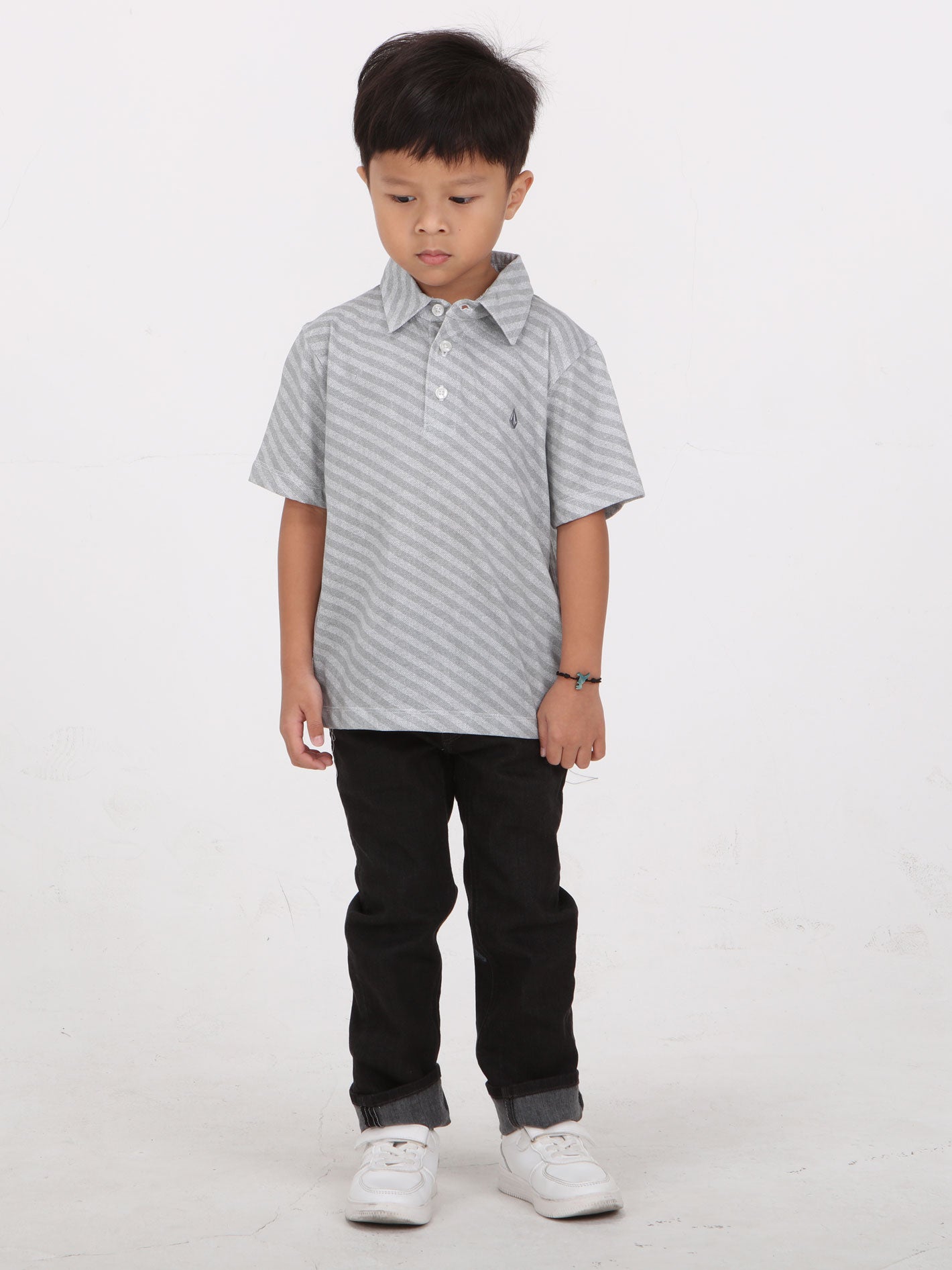 Volcom Little Boys Oswald Polo - White