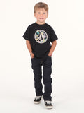 Volcom Little Boys Circle Stone Tee - Black