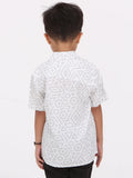 Volcom Little Boys Braun Short Sleeve  Shirt - White
