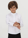 Little Boys Helig Long Sleeve Shirt - White