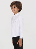 Little Boys Helig Long Sleeve Shirt - White