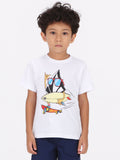 Volcom Little Boys Ride And Free Tee - White