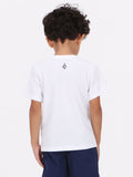 Volcom Little Boys Ride And Free Tee - White