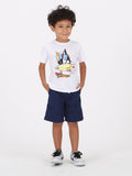 Little Boys Ride And Free Tee - White