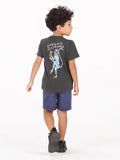 Volcom Little Boys Happy Monkey Tee - Stealth