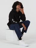 Iconic Stone Pullover Hoodie - Black