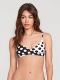 Its A New Dot Crop Top - Black