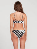 Its A New Dot Crop Top - Black