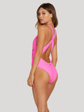 Fresh Ink One Piece - Electric Pink